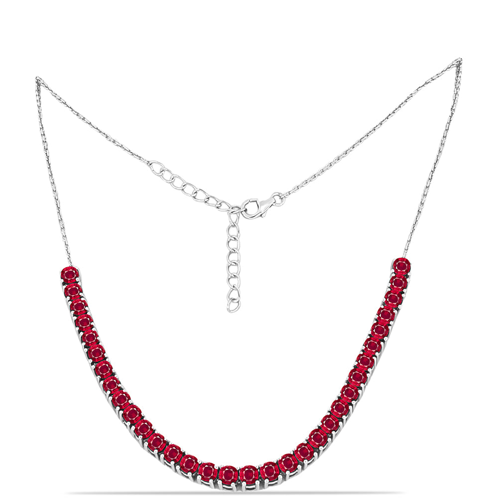 Collar de Plata con Rubí de Madagascar 1 