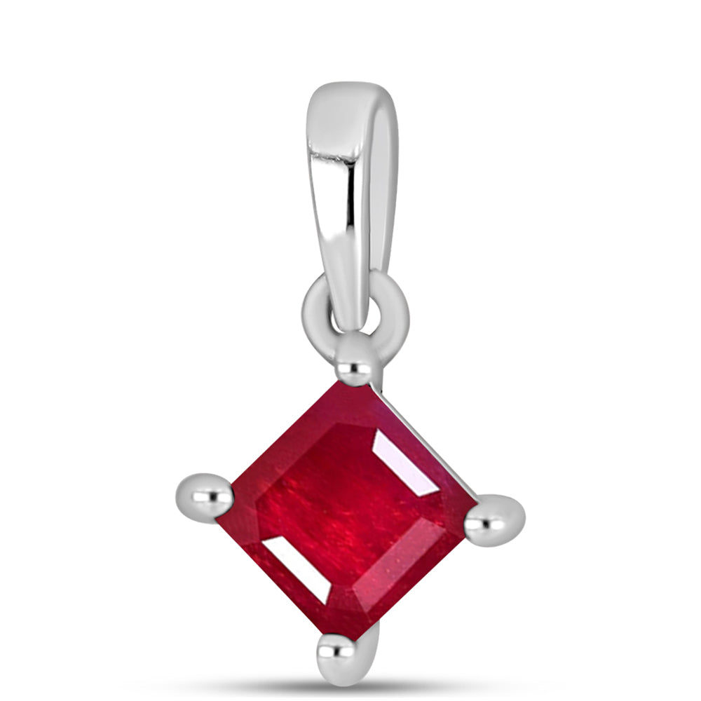 Colgante de Plata con Rubí de Madagascar