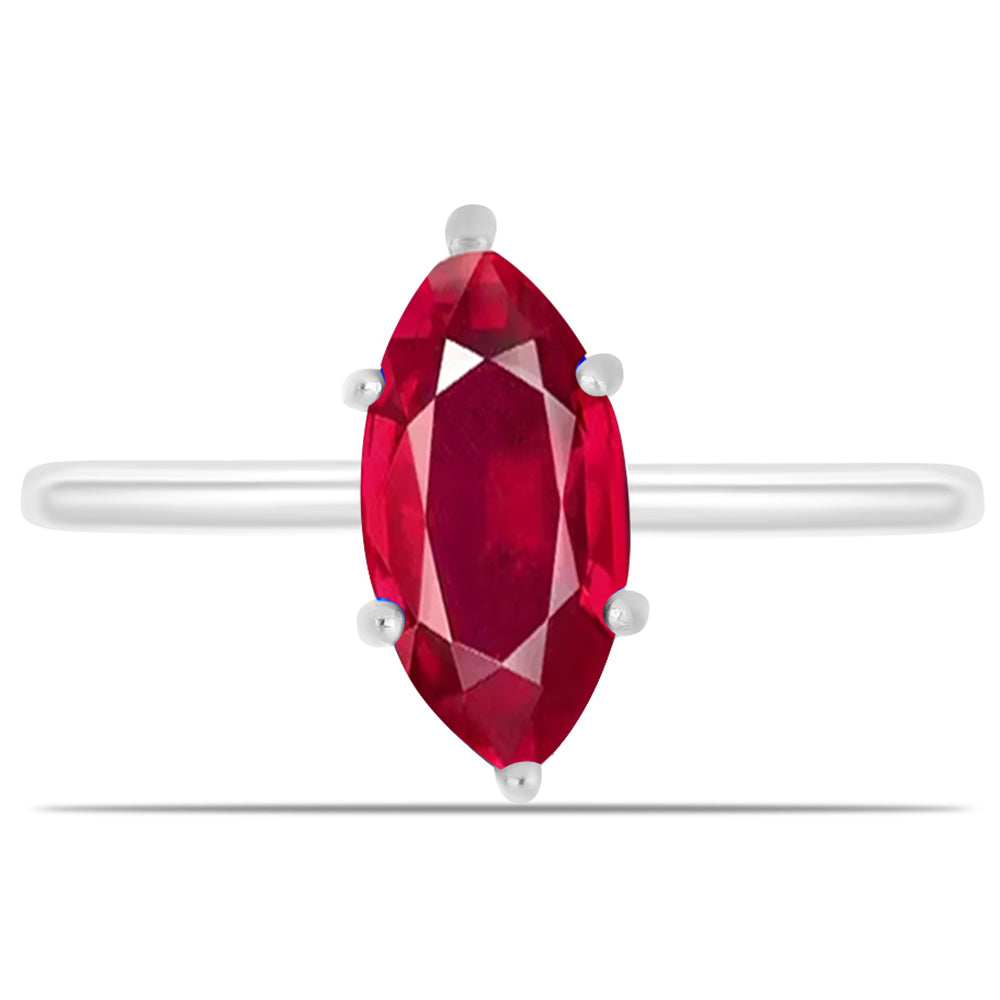 Anillo de Plata con Rubí de Madagascar 4 