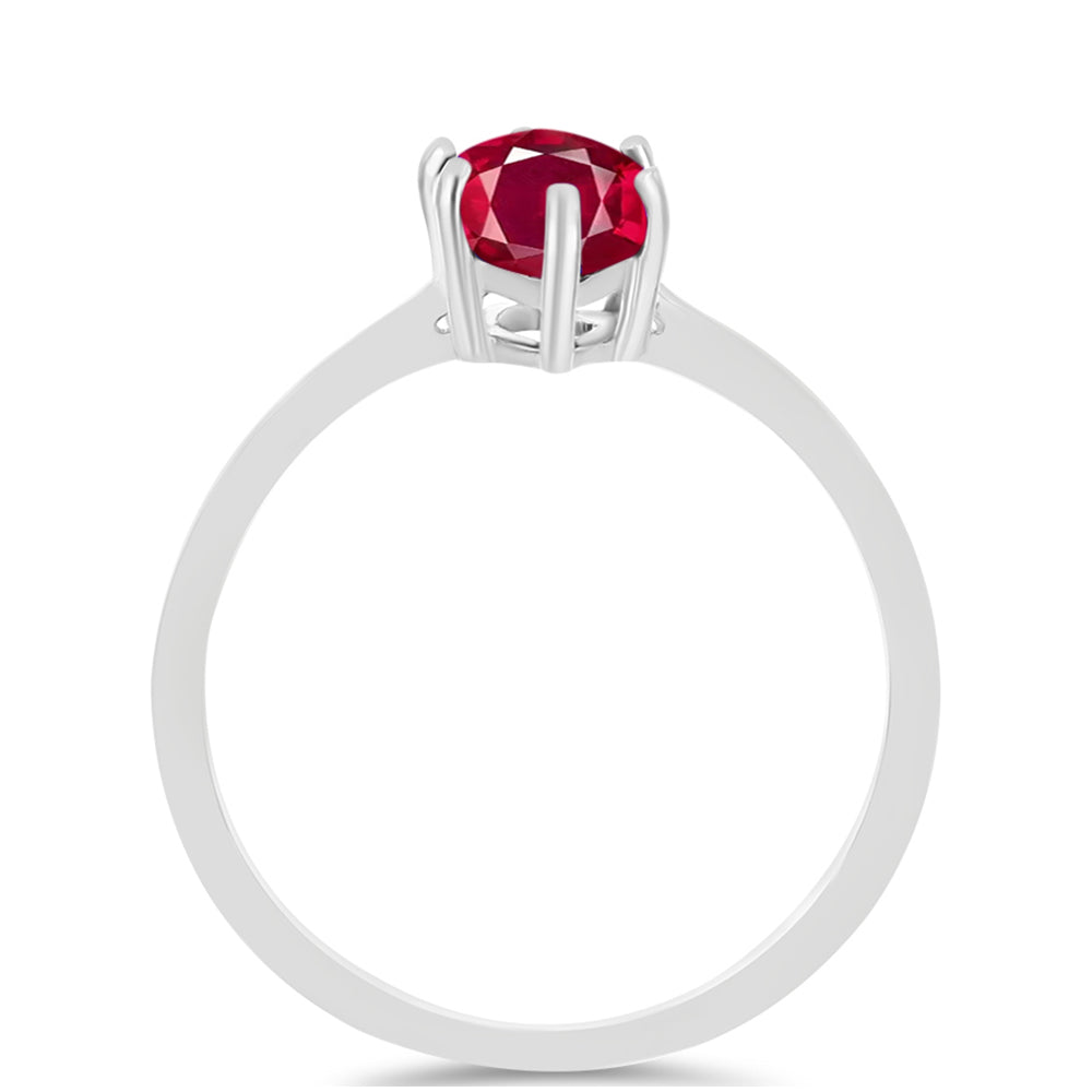 Anillo de Plata con Rubí de Madagascar 2 