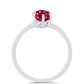 Anillo de Plata con Rubí de Madagascar