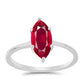 Anillo de Plata con Rubí de Madagascar