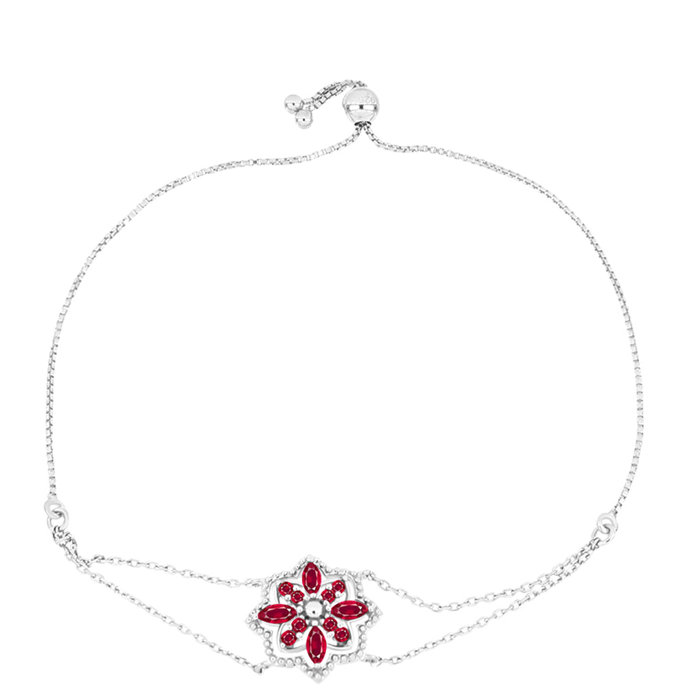 Pulsera de Plata con Rubí de Madagascar 1 