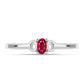 Anillo de Plata con Rubí de Madagascar