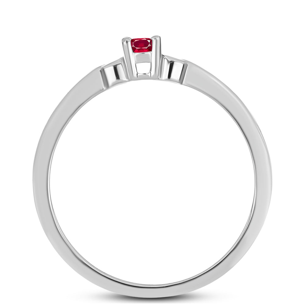 Anillo de Plata con Rubí de Madagascar 2 