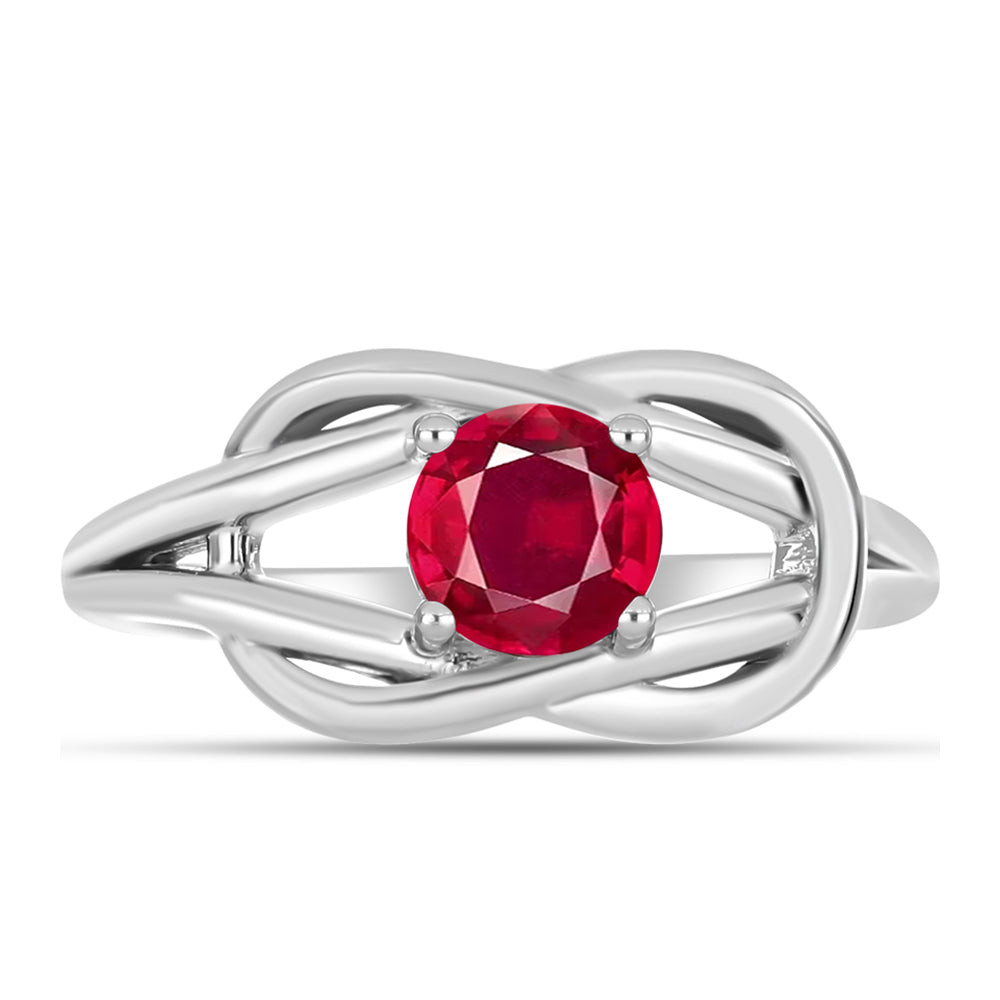 Anillo de Plata con Rubí de Madagascar 1 