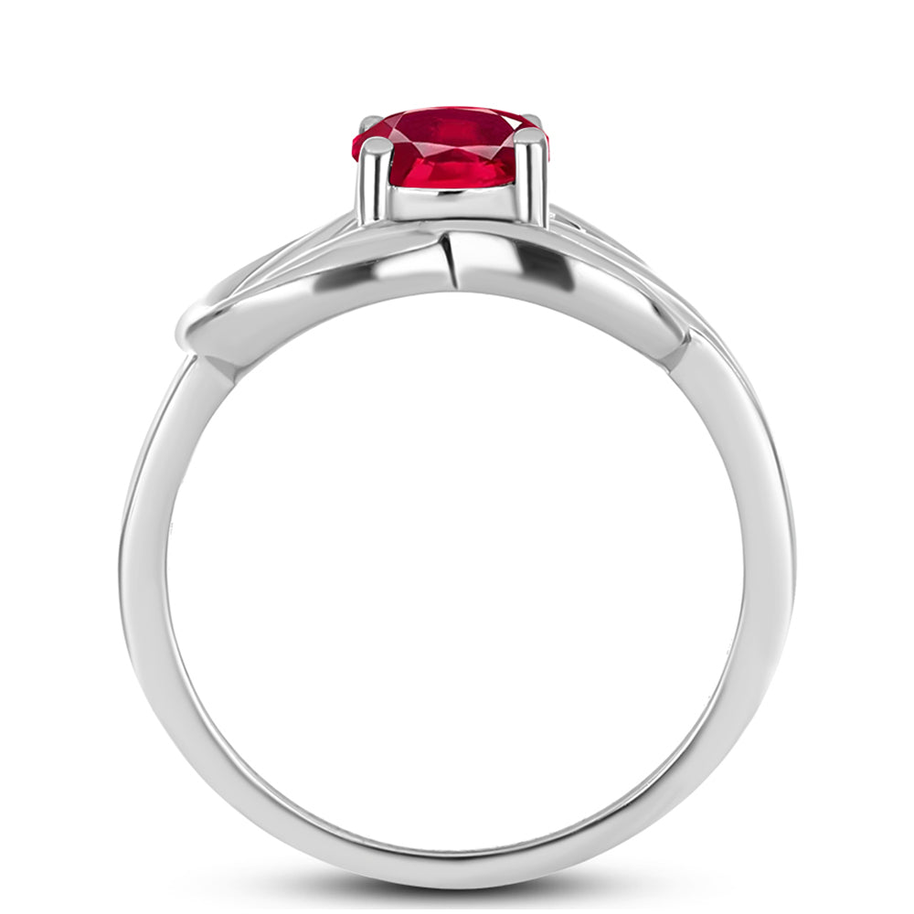 Anillo de Plata con Rubí de Madagascar 2 