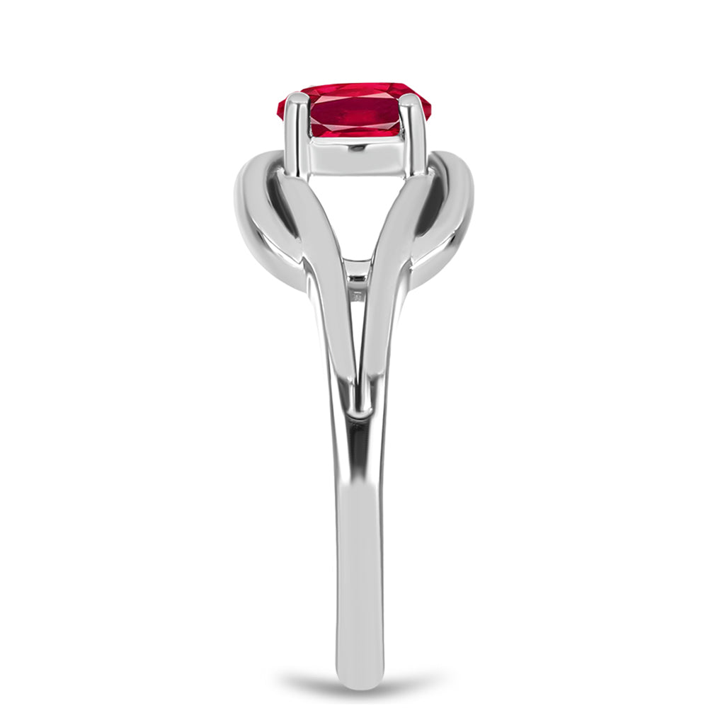 Anillo de Plata con Rubí de Madagascar 4 