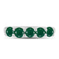 Anillo de Plata con Calcedonia Verde
