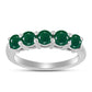 Anillo de Plata con Calcedonia Verde