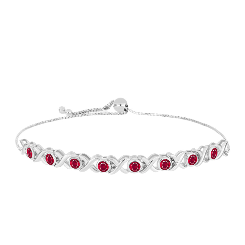 Pulsera de Plata con Rubí de Madagascar 1 