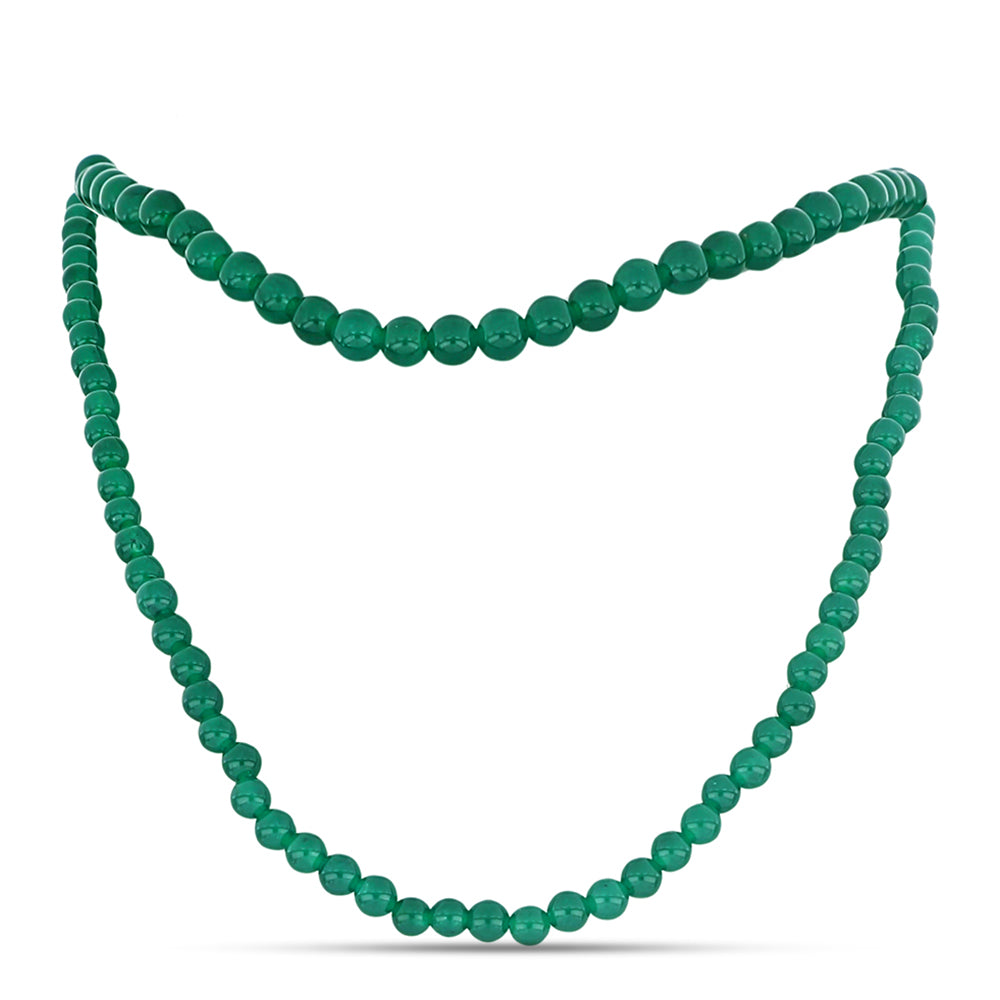 Conjunto Pepita con Calcedonia Verde ( Collar +Pulsera )