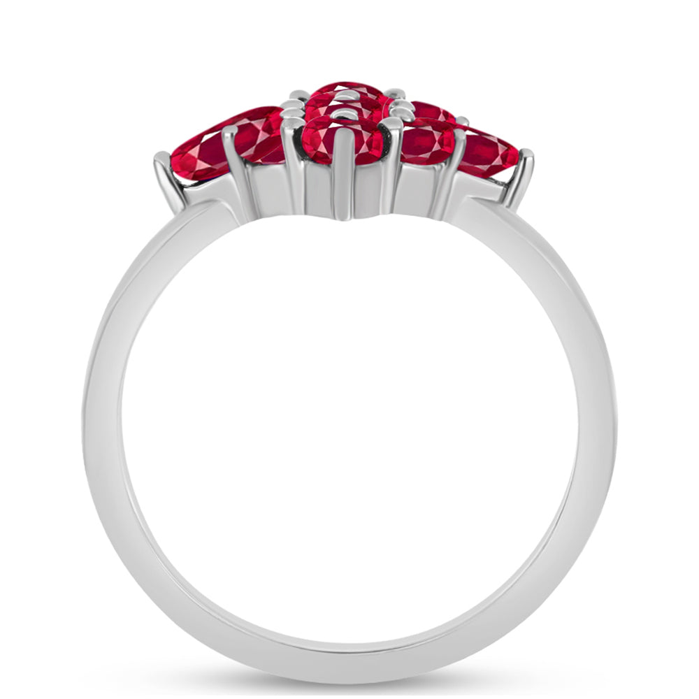 Anillo de Plata con Rubí de Madagascar 2 