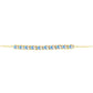 Pulsera de Plata Bañada en Oro con Moisanita hielo
