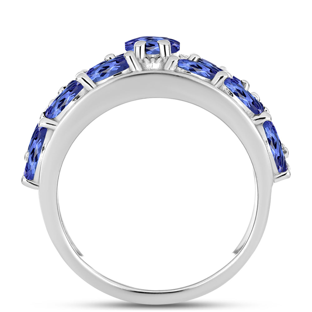 Anillo de Plata con Tanzanita