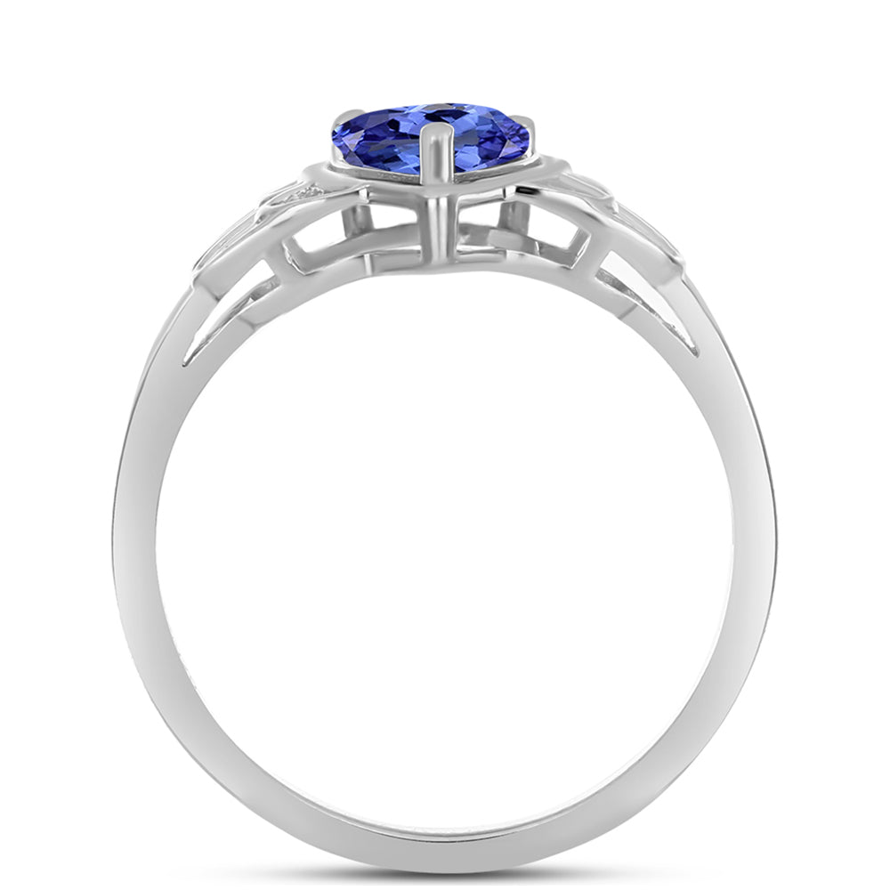 Anillo de Plata con Tanzanita 2 