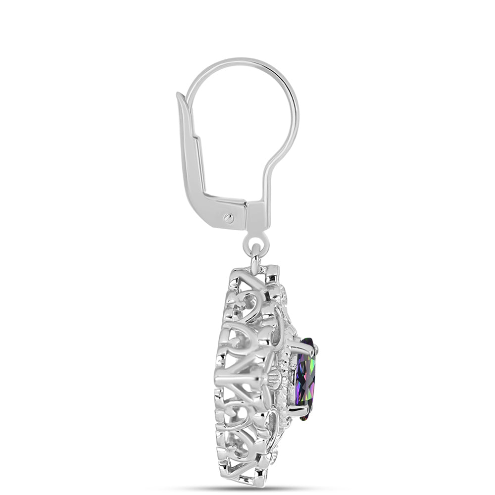 Pendientes de Plata con Tanzanita 2 