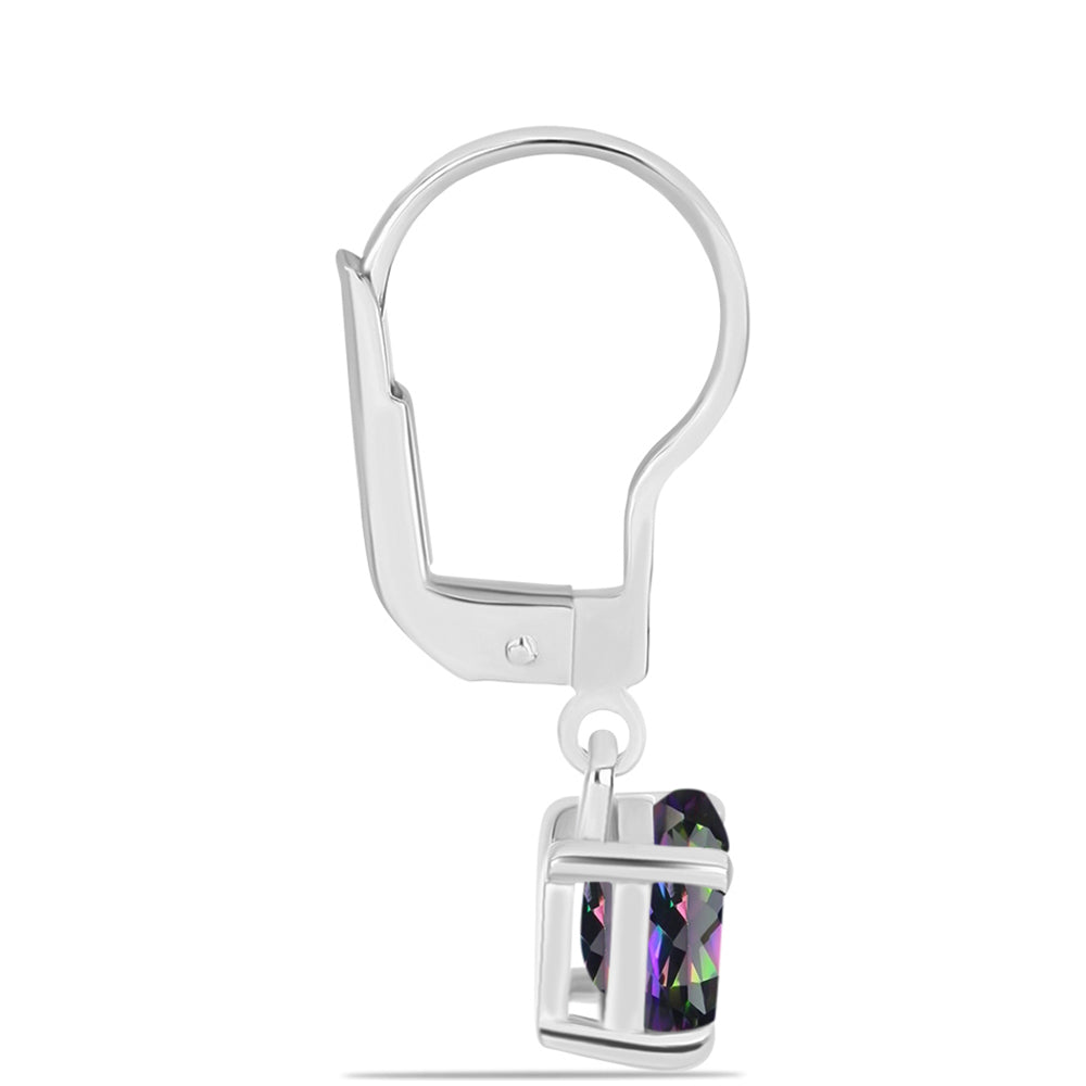 Pendientes de Plata con Topacio Místico 2 