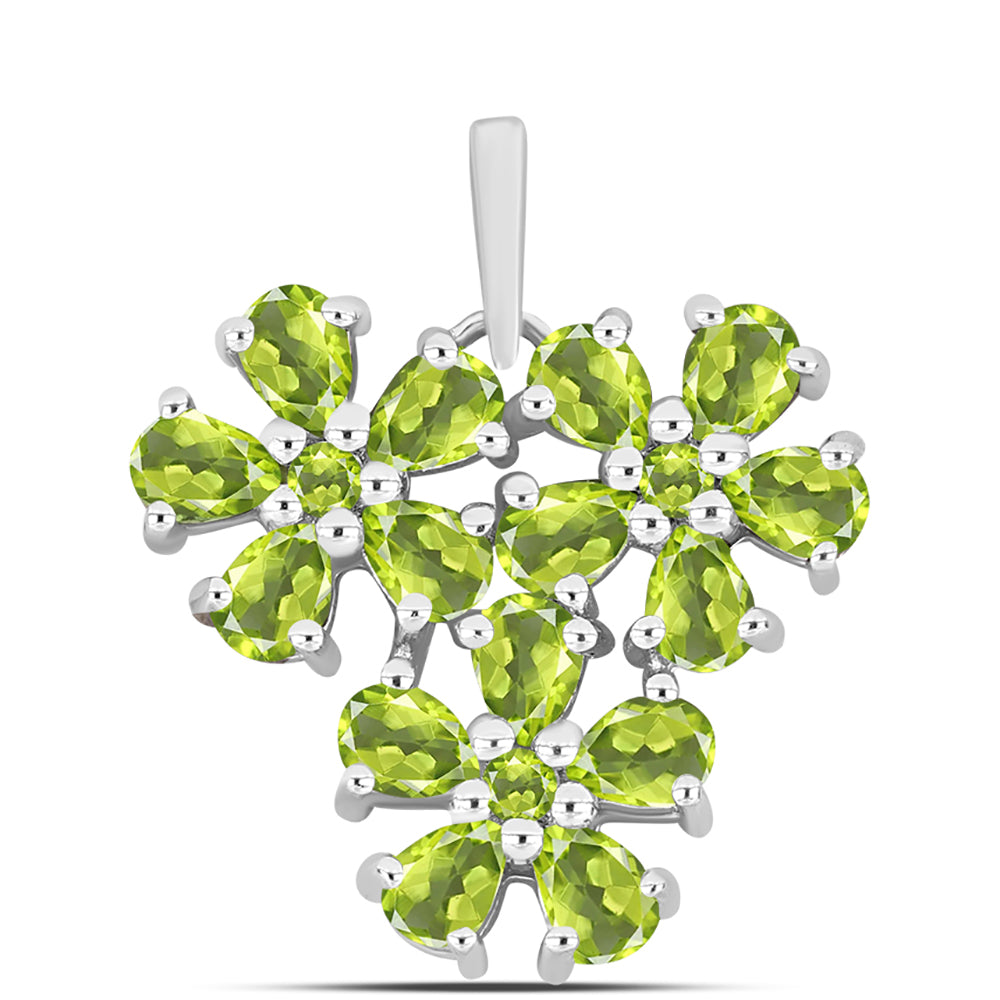 Colgante de Plata con Peridoto de Changbai 1 