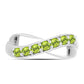 Anillo de Plata con Peridoto de Changbai