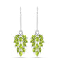 Pendientes de Plata con Peridoto de Changbai