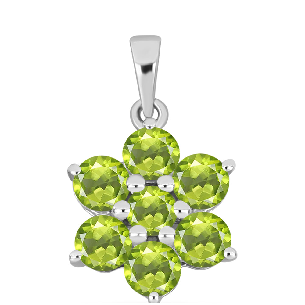 Colgante de Plata con Peridoto de Changbai
