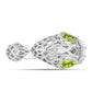 Anillo de Plata con Peridoto de Changbai