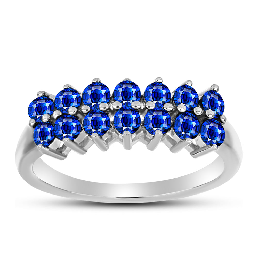 Anillo de Plata con Zafiro Azul Australiano 3 