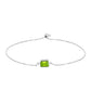 Pulsera de Plata con Peridoto de Changbai