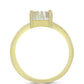 Anillo de Plata Bañada en Oro con Madreperla