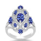 Anillo de Plata con Tanzanita AAA