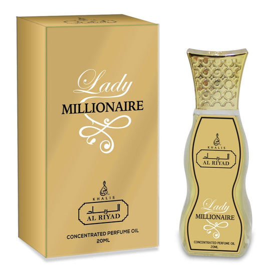 LADY MILLIONAIRE 20ml, perfume en aceite, fragancia frutal para mujeres