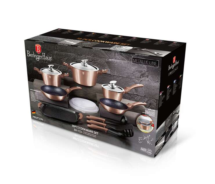 Batería de cocina de 14 + 2 piezas Berlingerhaus 2 