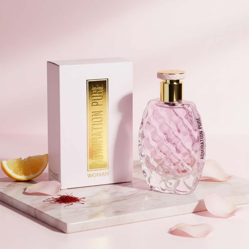 100 ml Eau de Parfume ADMIRATON PURE cu Arome Florale pentru Femei 7 