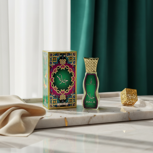 HALA 20 ml, perfume en aceite, fragancia floral afrutada para mujeres