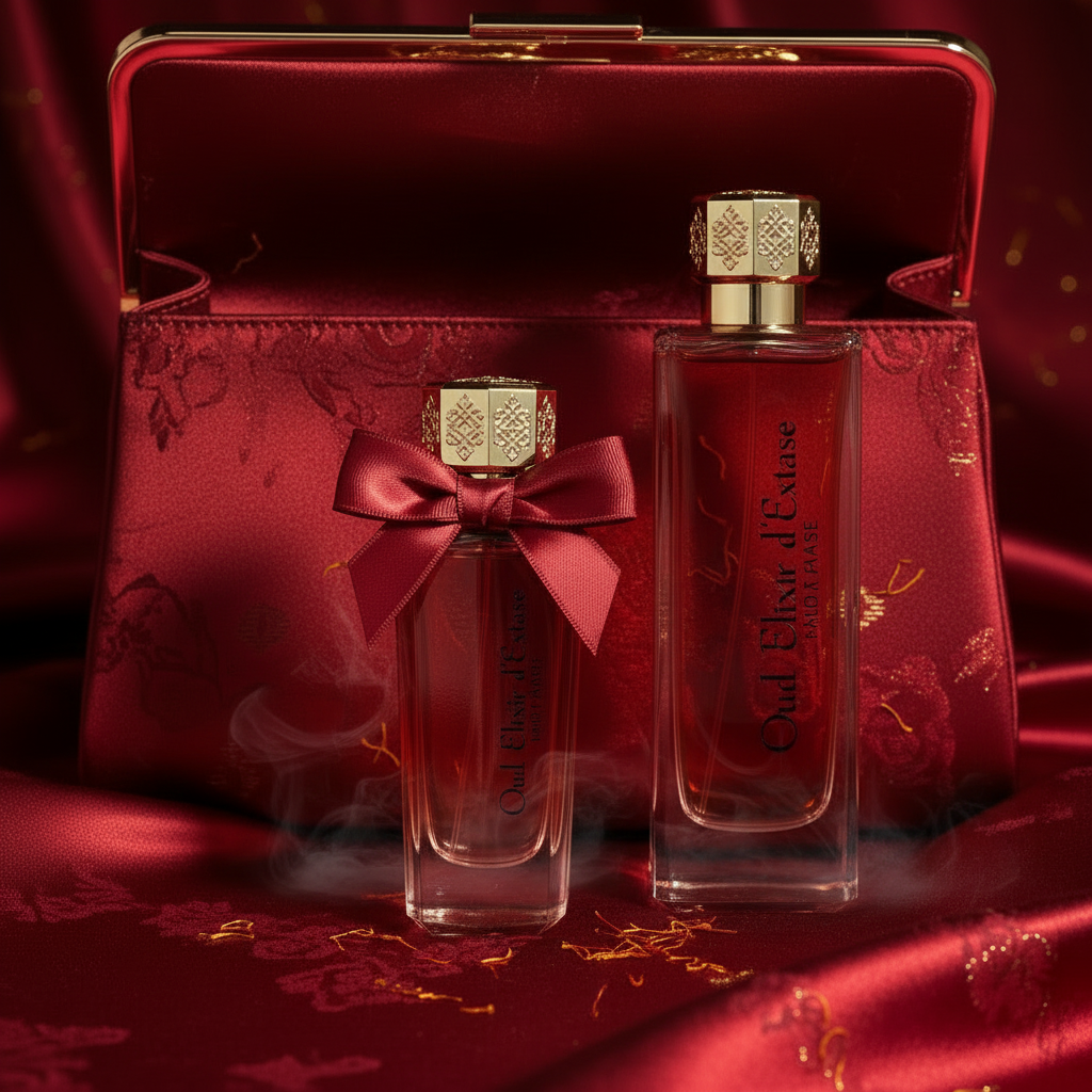 Linn Young EDP 100ml + 30ml "Oud Elixir Red" ámbar floral