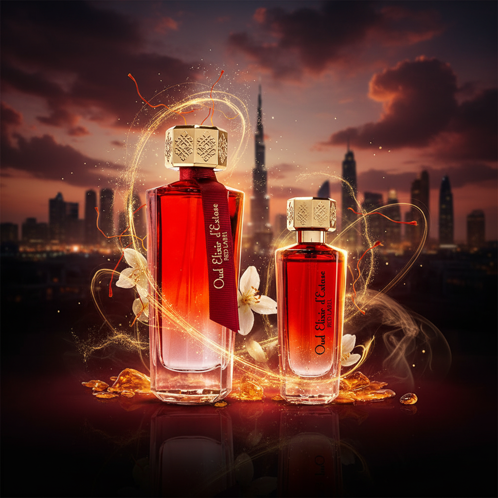 Linn Young EDP 100ml + 30ml "Oud Elixir Red" ámbar floral