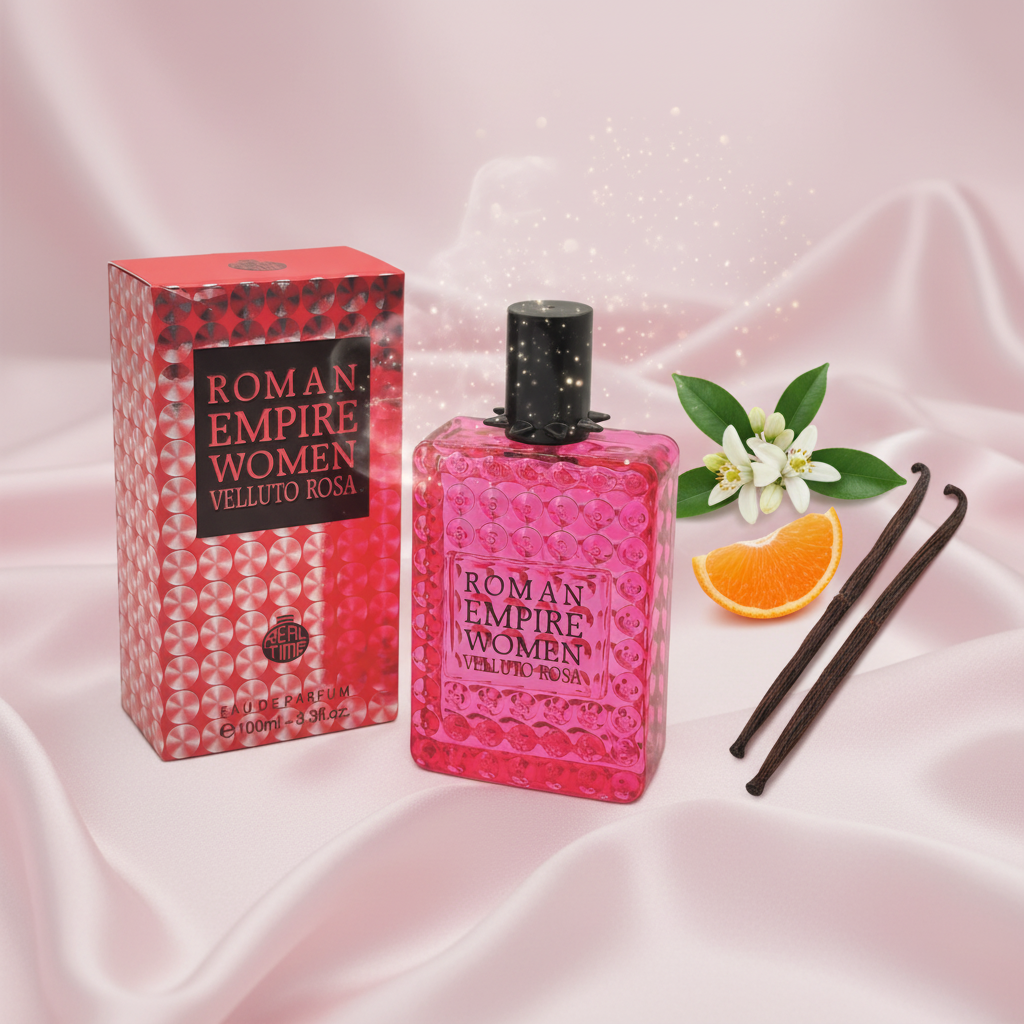 " Roman Empire Velluto Rose" EDP 100 ml, fragancia oriental floral 6 