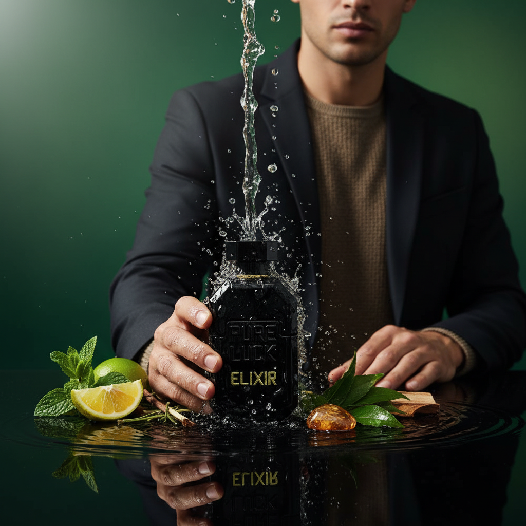 Linn Young EDT 100 ml "Pure Luck Elixir" – fragancia amaderada y aromática