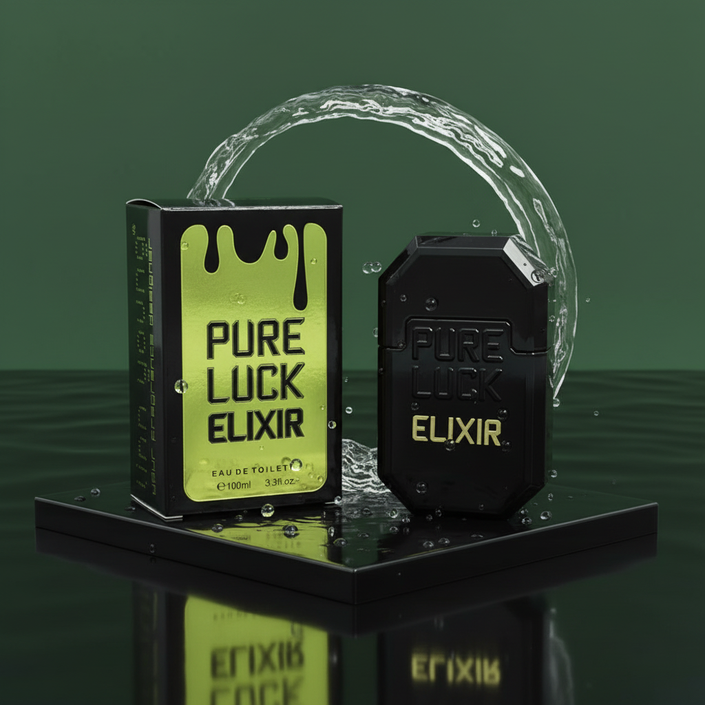 Linn Young EDT 100 ml "Pure Luck Elixir" – fragancia amaderada y aromática