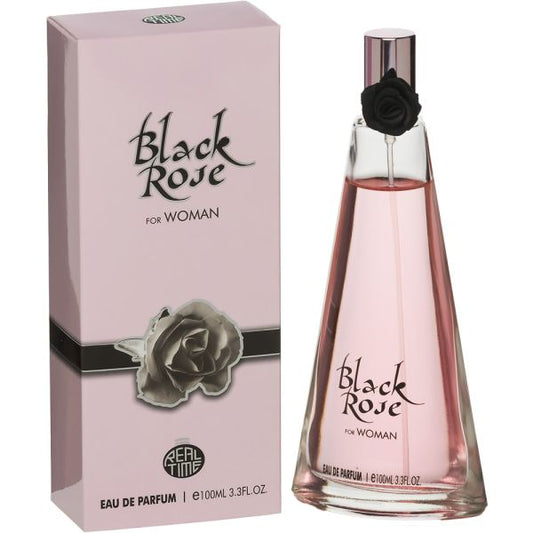 100 ml agua de perfume Black Roda, fragancia afrutada floral para mujeres