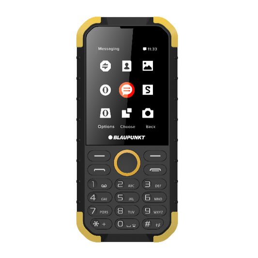 Teléfono móvil Blaupunkt Sand, amarillo