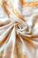 Bufanda-bufanda blanca con estampado de plumas flotantes, 90 cm x 180 cm
