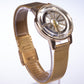 Reloj de moda para mujer con banda de acero, color dorado