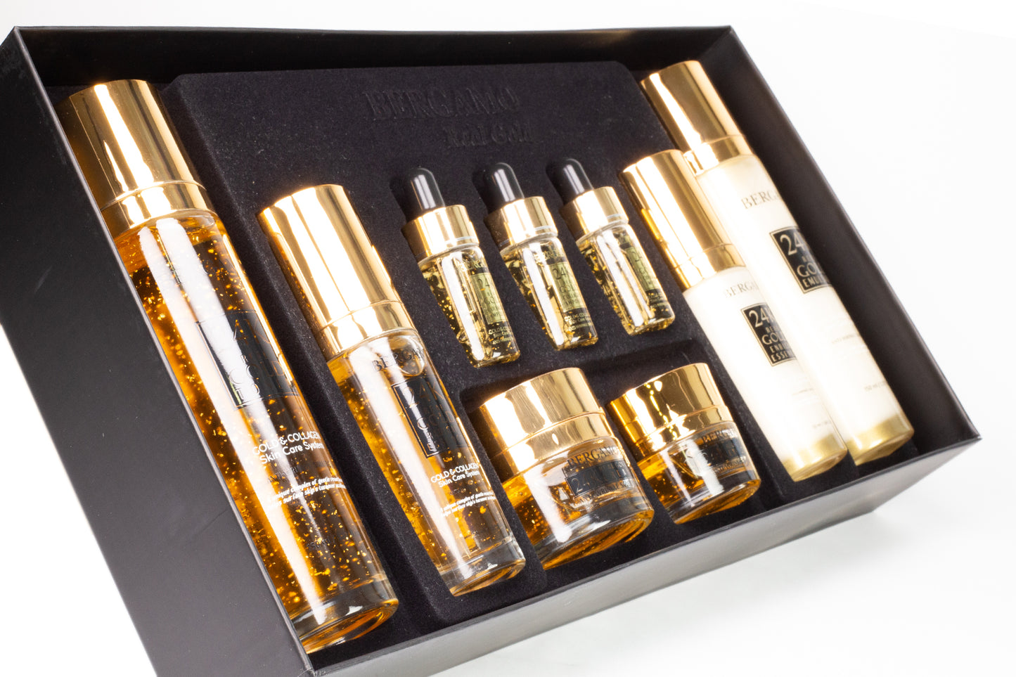 BERGAMO 24K REAL GOLD Set de cuidado de la piel antienvejecimiento