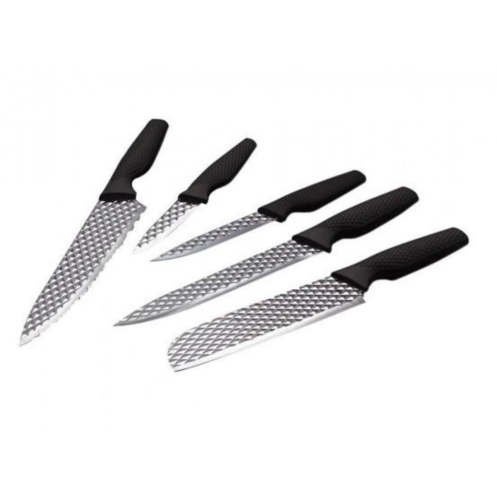 Set de 5 piezas de cuchillos, en negro 1 