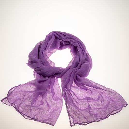 Lenço da moda, 100% viscose,160 cm x 50 cm, PÚRPURA