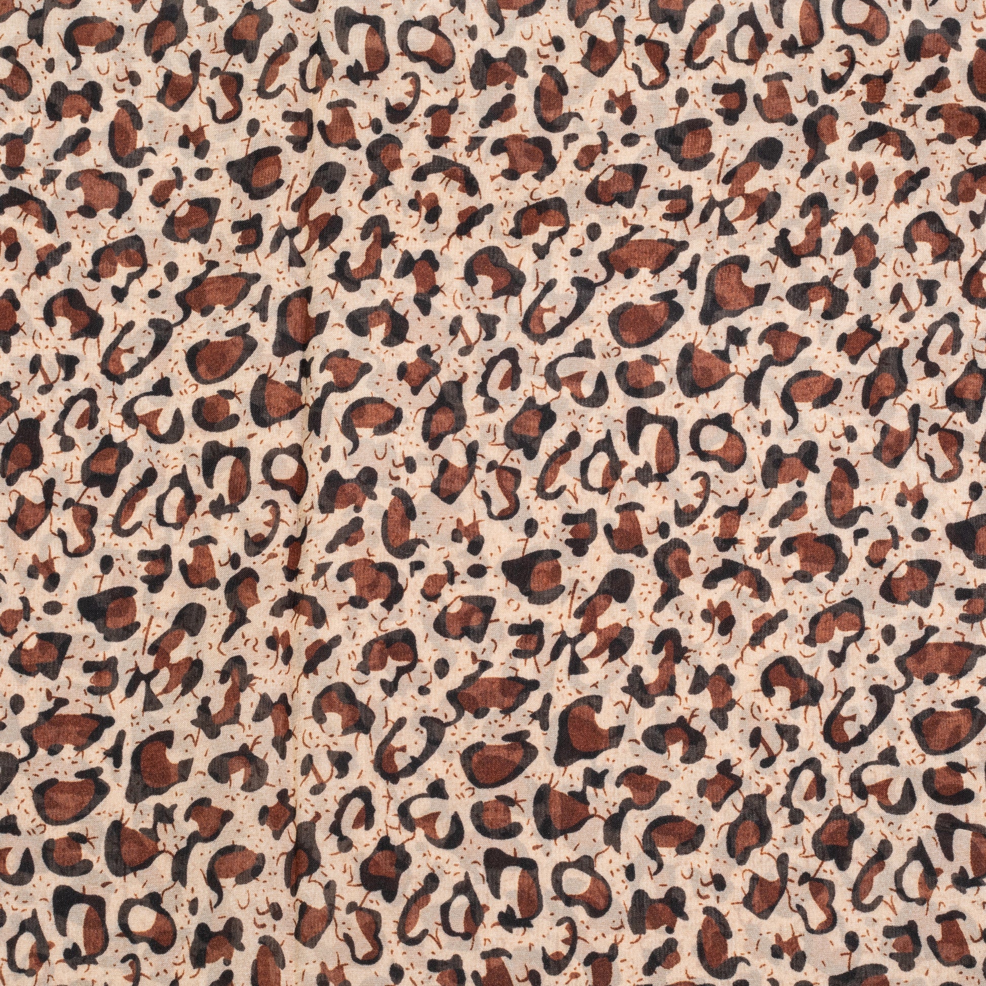 Lenço da moda, 100% poliéster, 160 cm x 70 cm, CASTANHO GIRAFA 2 
