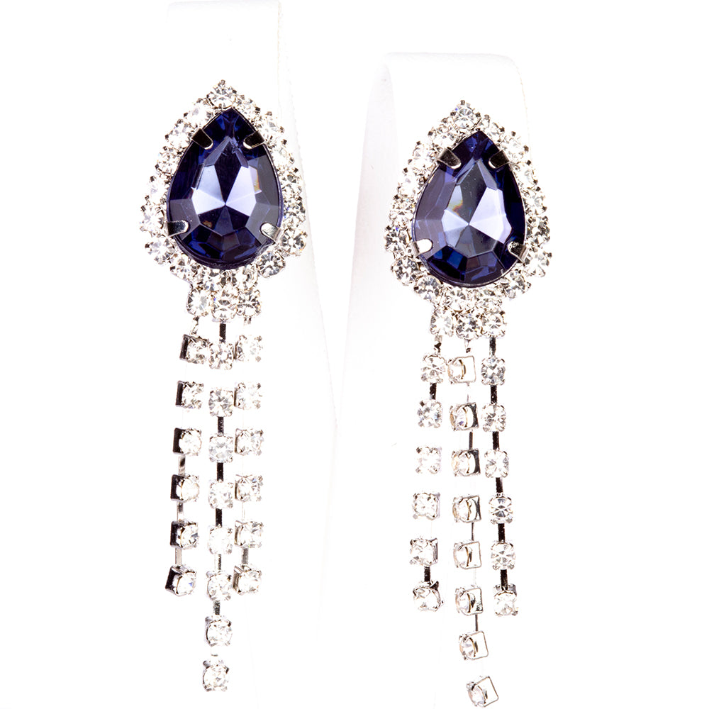 Reloj de Aleación Bañado en Oro con Cristal Emporia® Azul (Collar +Pendientes +Pulsera +Colgante ) 6 