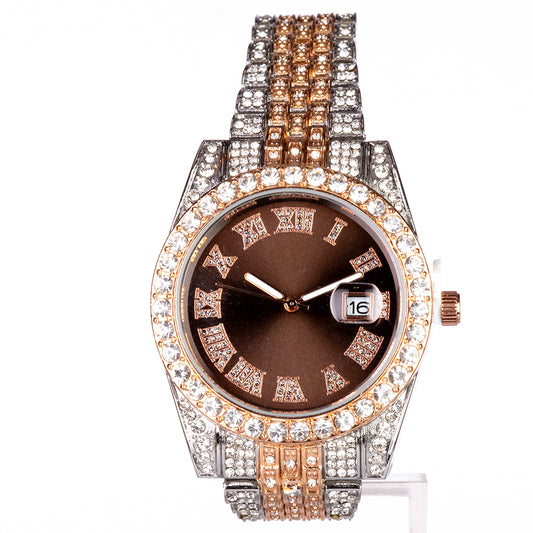 Emporia, set de 4 piezas de joyería de calidad premium que incluye un reloj, un collar, unos pendientes y un anillo en una exclusiva caja de regalo en polipiel